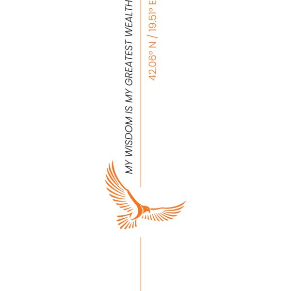 MENTOR Back Logo White Hoodie Thumbnail